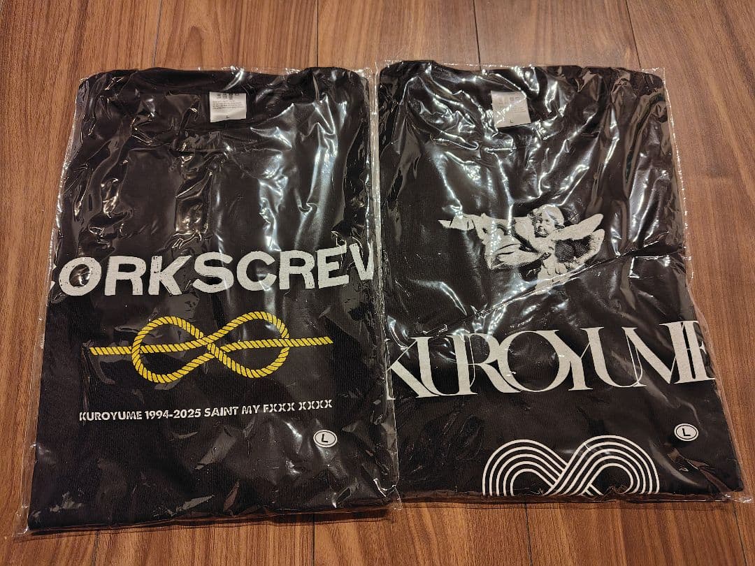 黒夢 CORKSCREW A GO GO Saint Tシャツ 2枚セット 清春