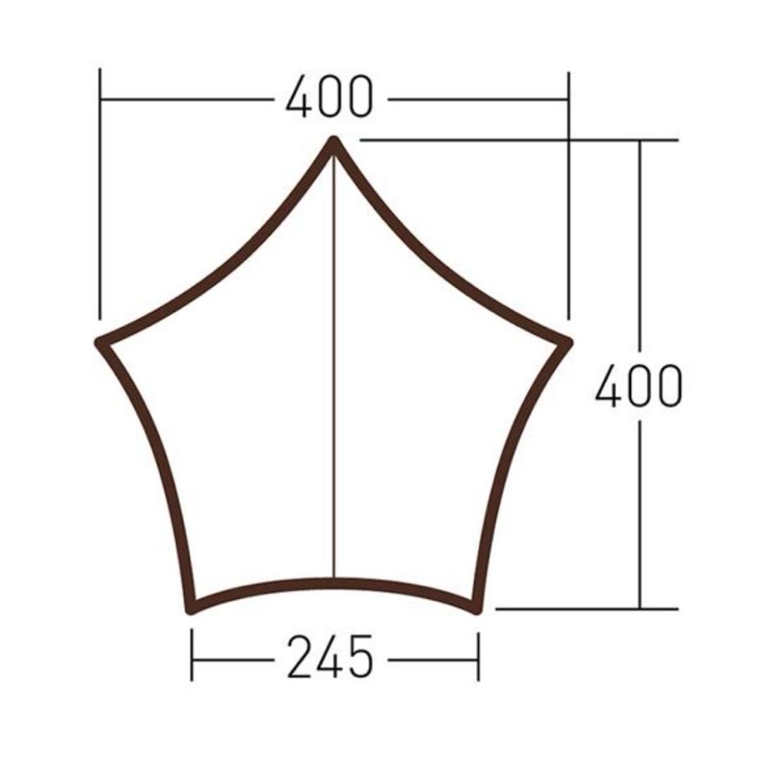 【ogawa小川キャンパル】システムタープペンタ4×4 T/C 試し張りのみ