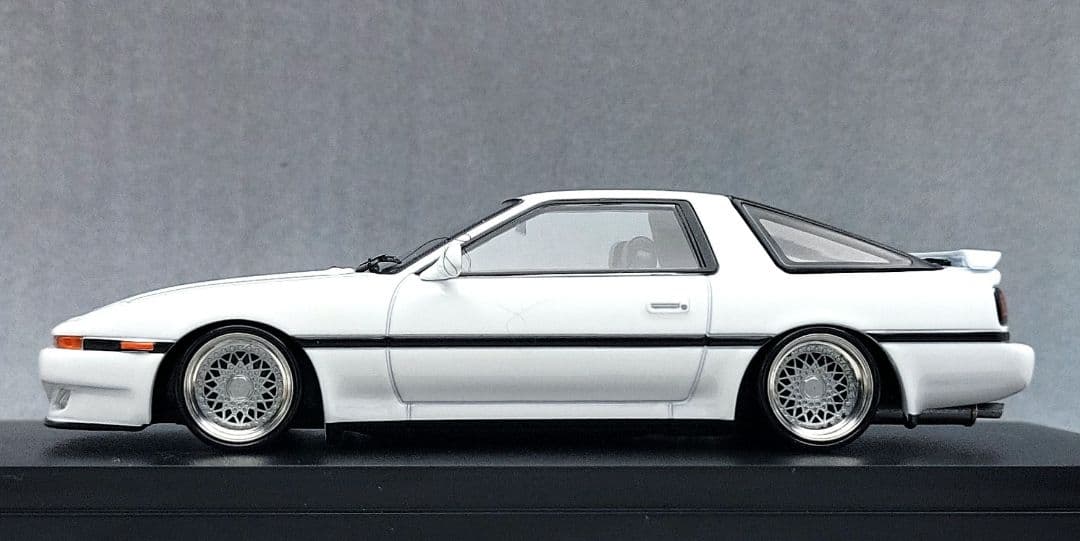 な～　1/43　スープラ改　A70　BBS-RS　インチアップ　深リム