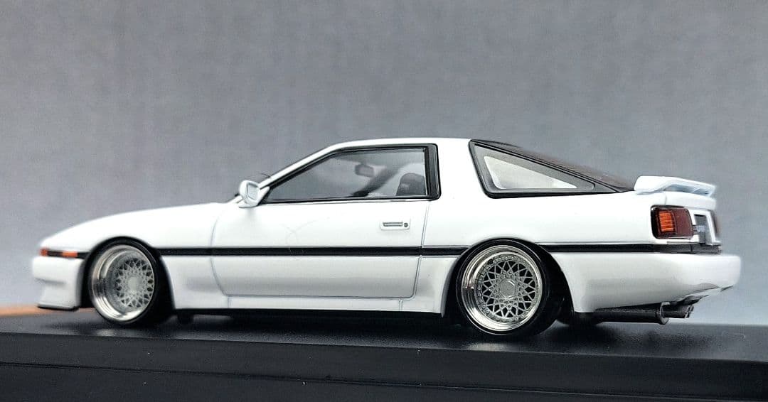 な～　1/43　スープラ改　A70　BBS-RS　インチアップ　深リム