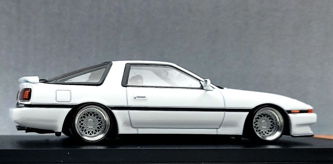 な～　1/43　スープラ改　A70　BBS-RS　インチアップ　深リム