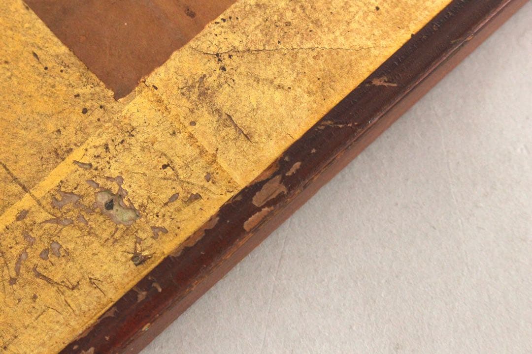 No4649 扁額装　亀井南冥(魯.道載) 三字書　紙本　書道　古美術　送料無料