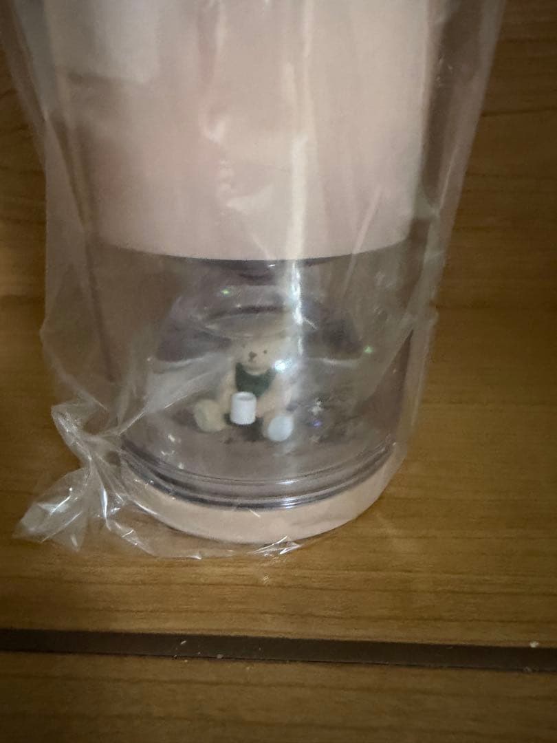 ジェラピケスタバ♡ベアティッシュケース＋ベアスノードームタンブラー モカ