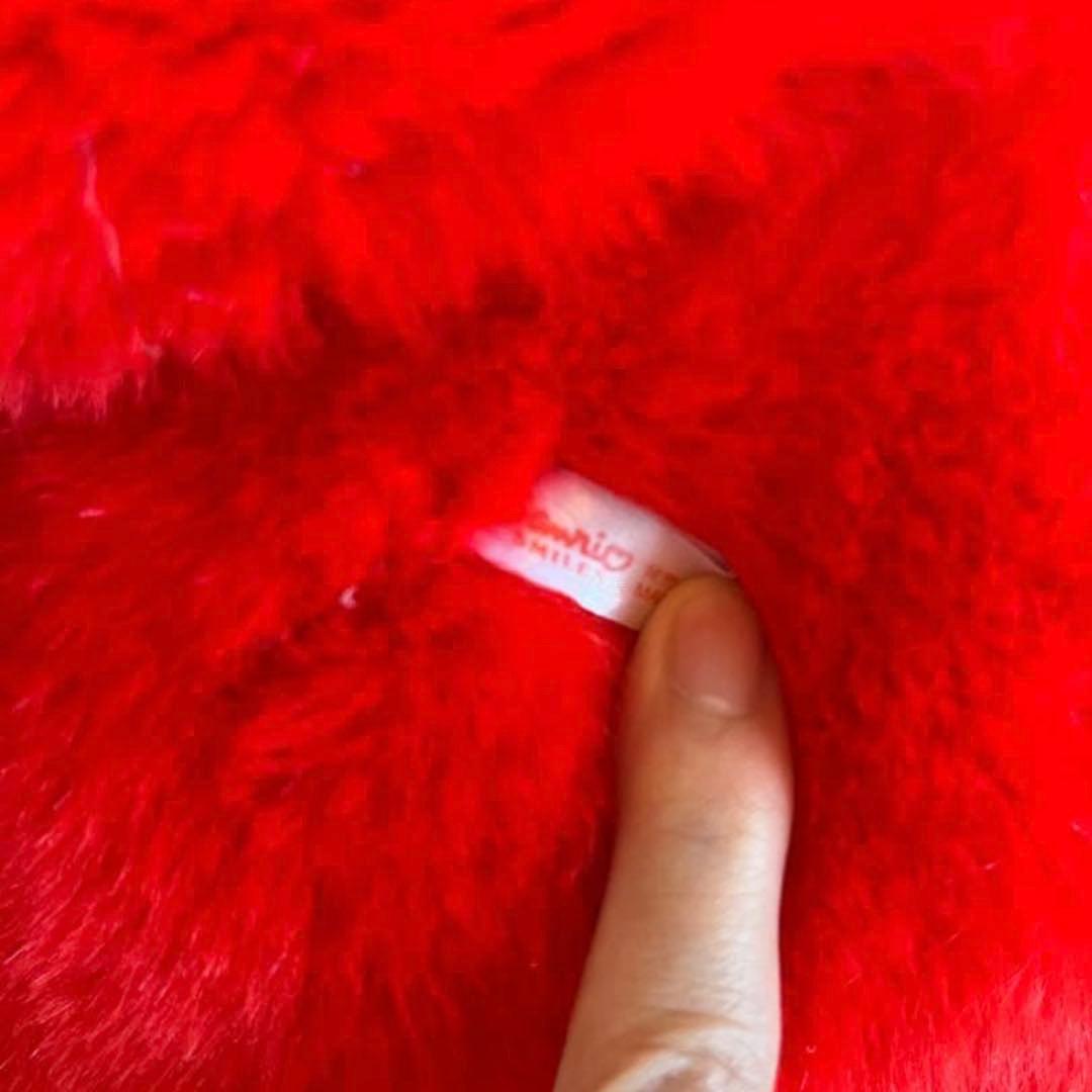 【美品】【希少】ハローキティ ぬいぐるみ 大 特大 花柄ドレス レトロ 限定