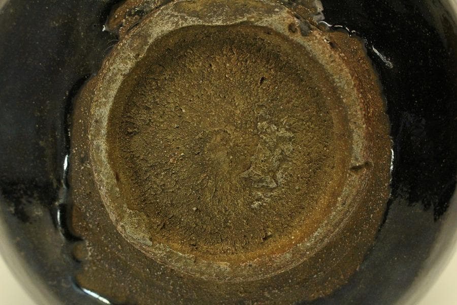 李朝 古会寧窯 黒釉 壷 朝鮮美術(ZE664)