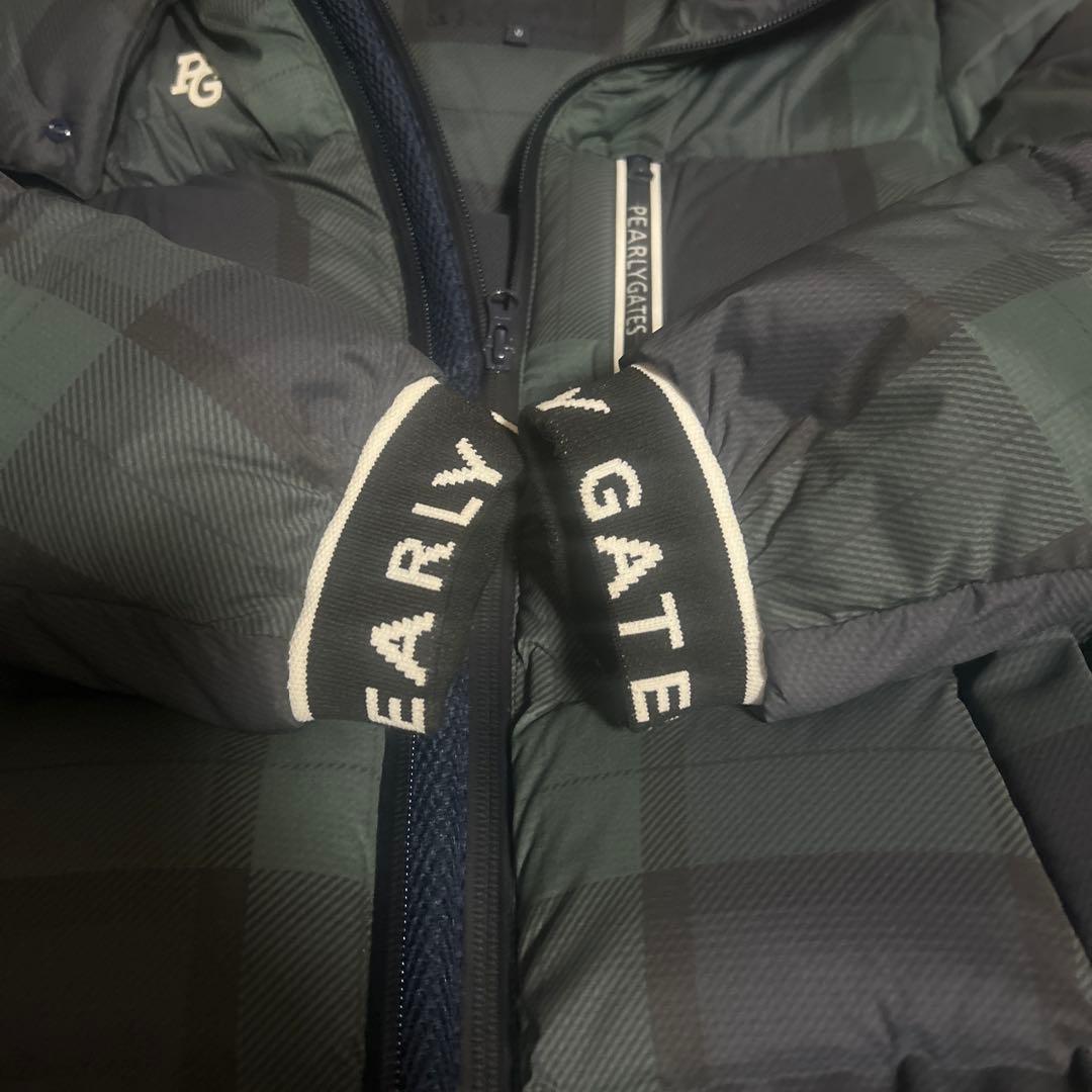 PEARLY GATES チェック柄ダウンジャケット サイズ0