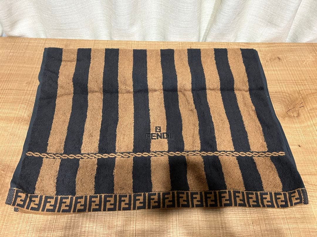 FENDI タオルセット ブラウン/ブラック