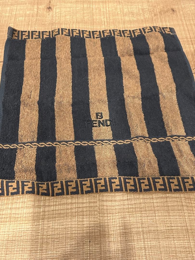 FENDI タオルセット ブラウン/ブラック
