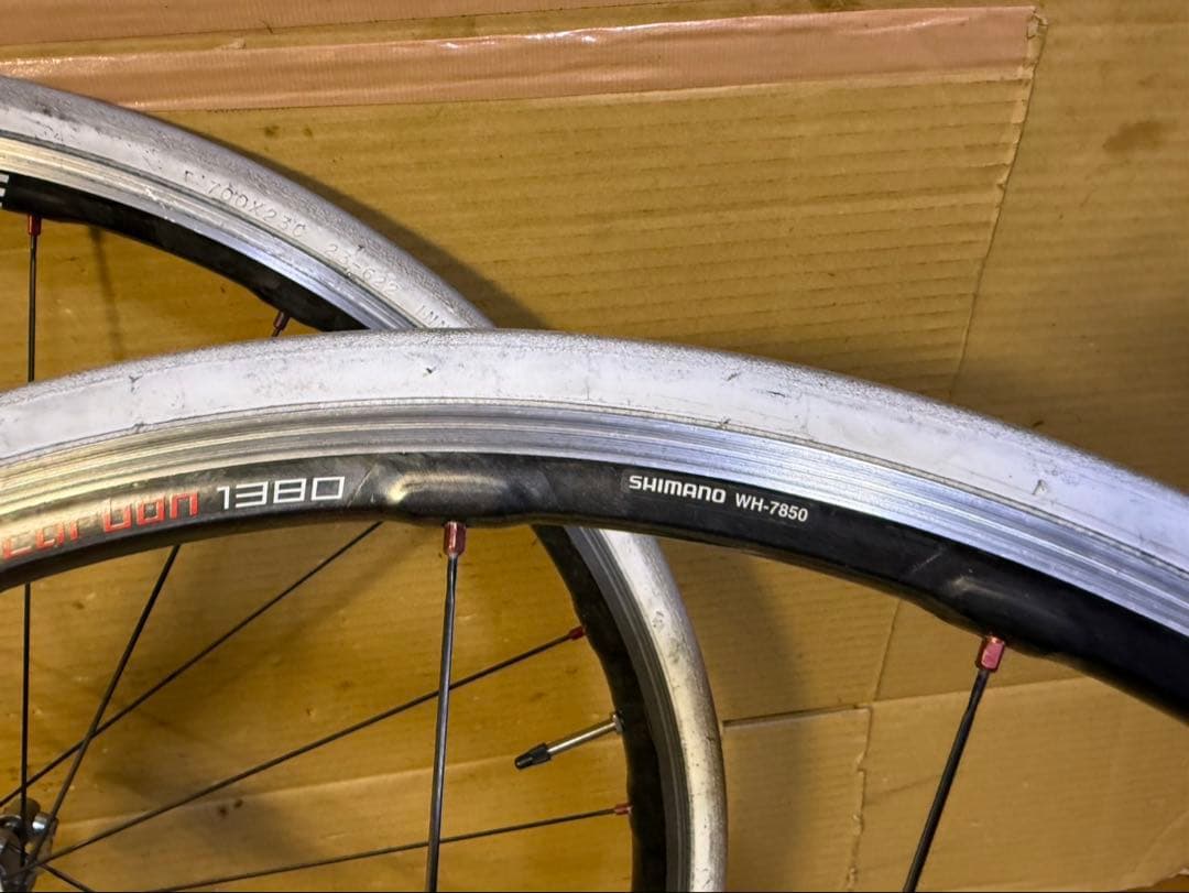 シマノ　デュラエース　WH-7850 クリンチャー前後セット