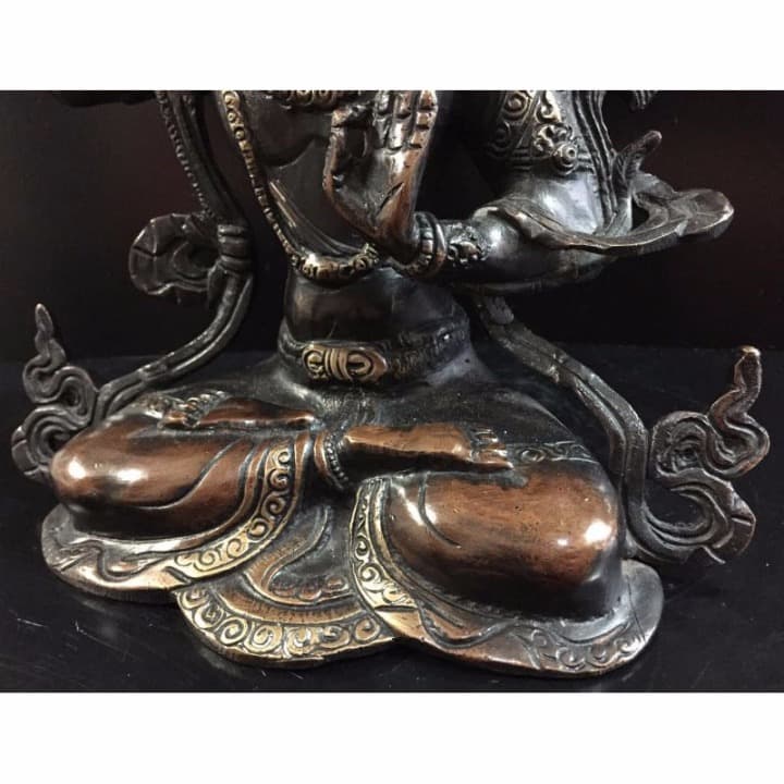 文殊菩薩（マンジュシュリー）像◆仏教　チベット-A5