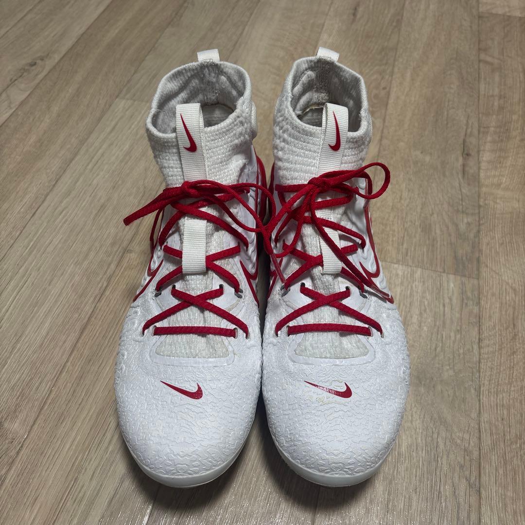 ナイキ 野球スパイク アルファハラチNXT ホワイト×レッド 26.0cm