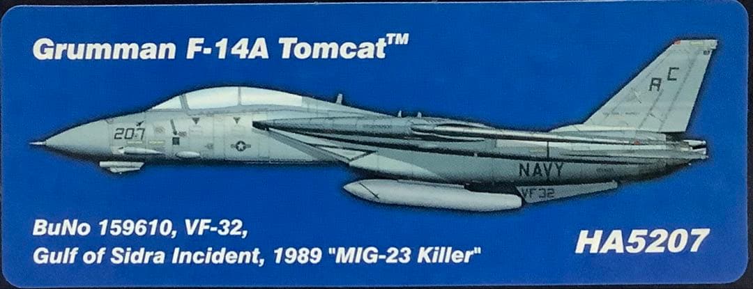 【本体美品】HOBBY MASTER F-14A トムキャット HA5207