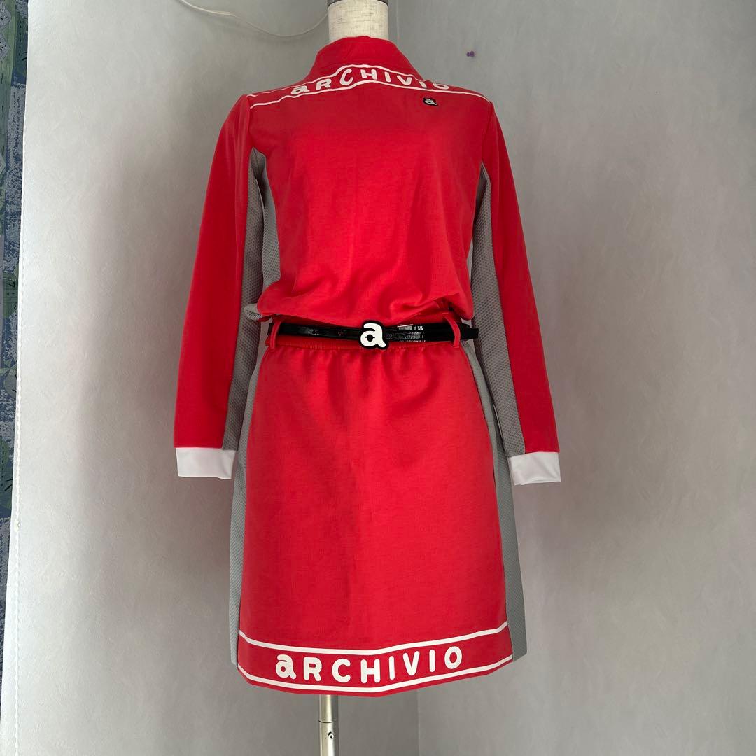 ARCHIVIO メッシュ長袖トップスとスカートのセットアップ　スカートのみ