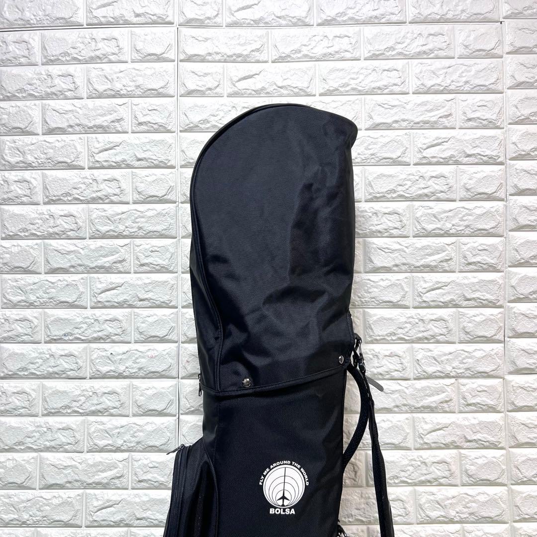 希少 美品　BOLSA Mizuno キャディーバッグ　黒　軽量