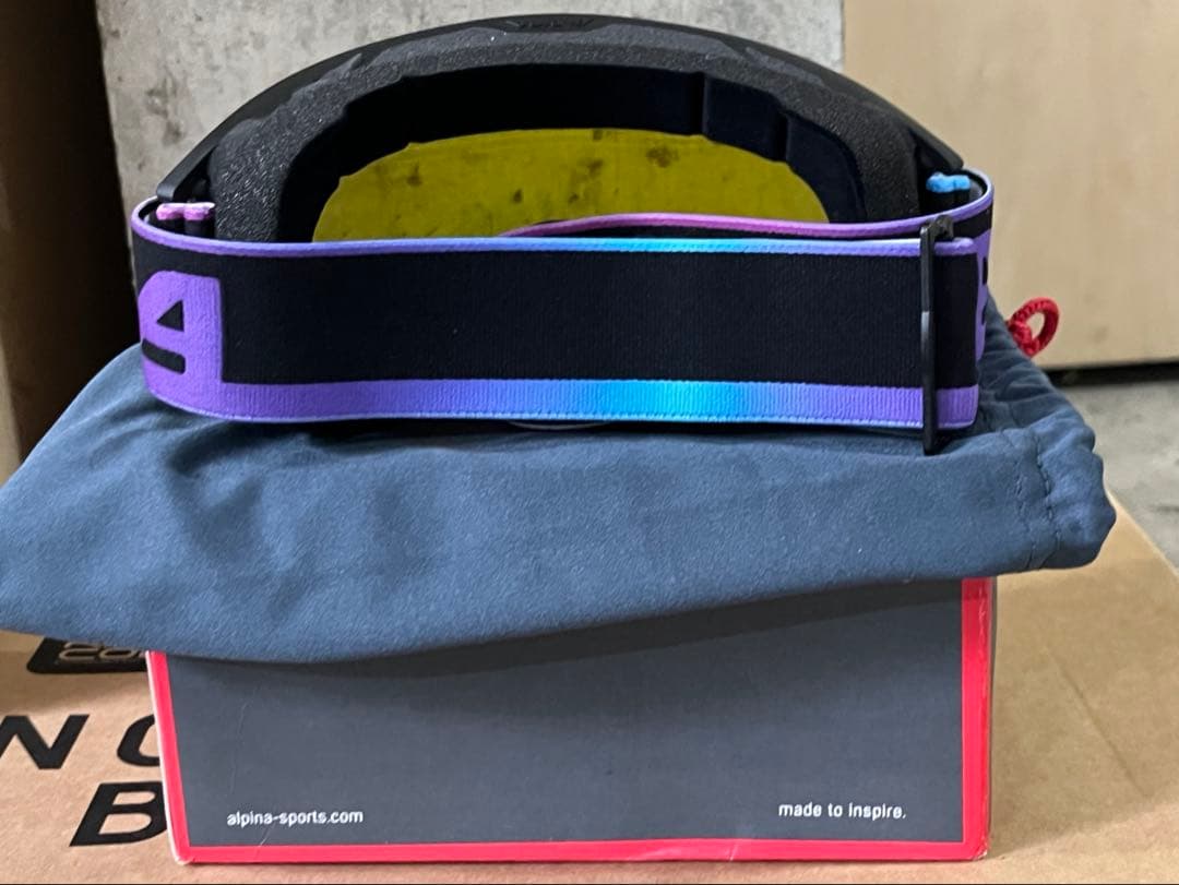 スキー ゴーグル ALPINA マルチカラー