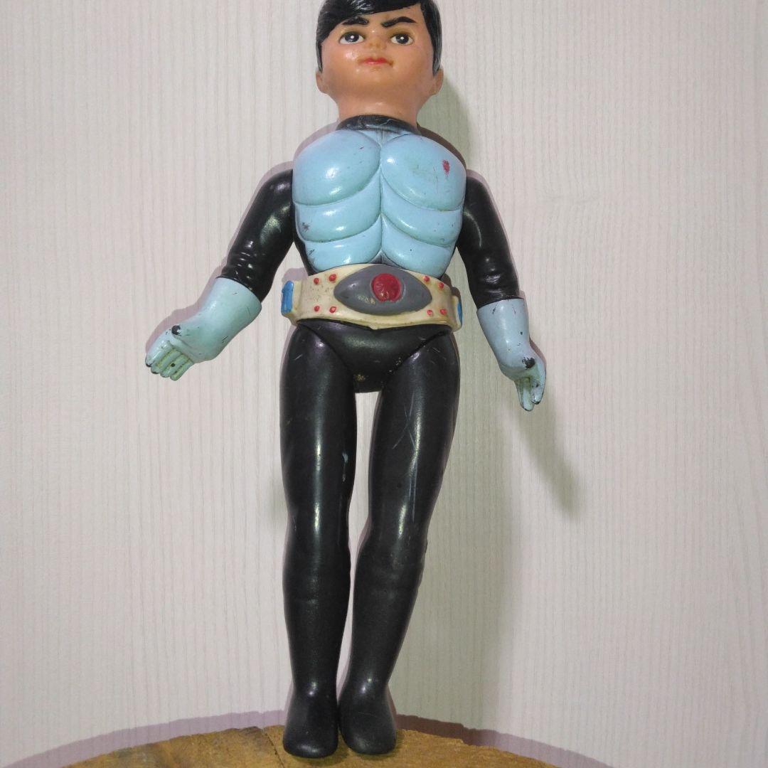 昭和レトロ　当時物　仮面ライダー　ソフビフィギア　石森プロ　毎日放送