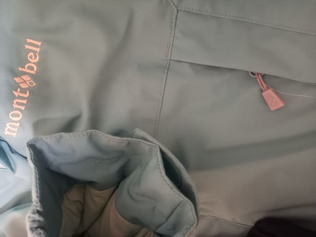 mont-bell スキーウェア 140 水色　新品未使用