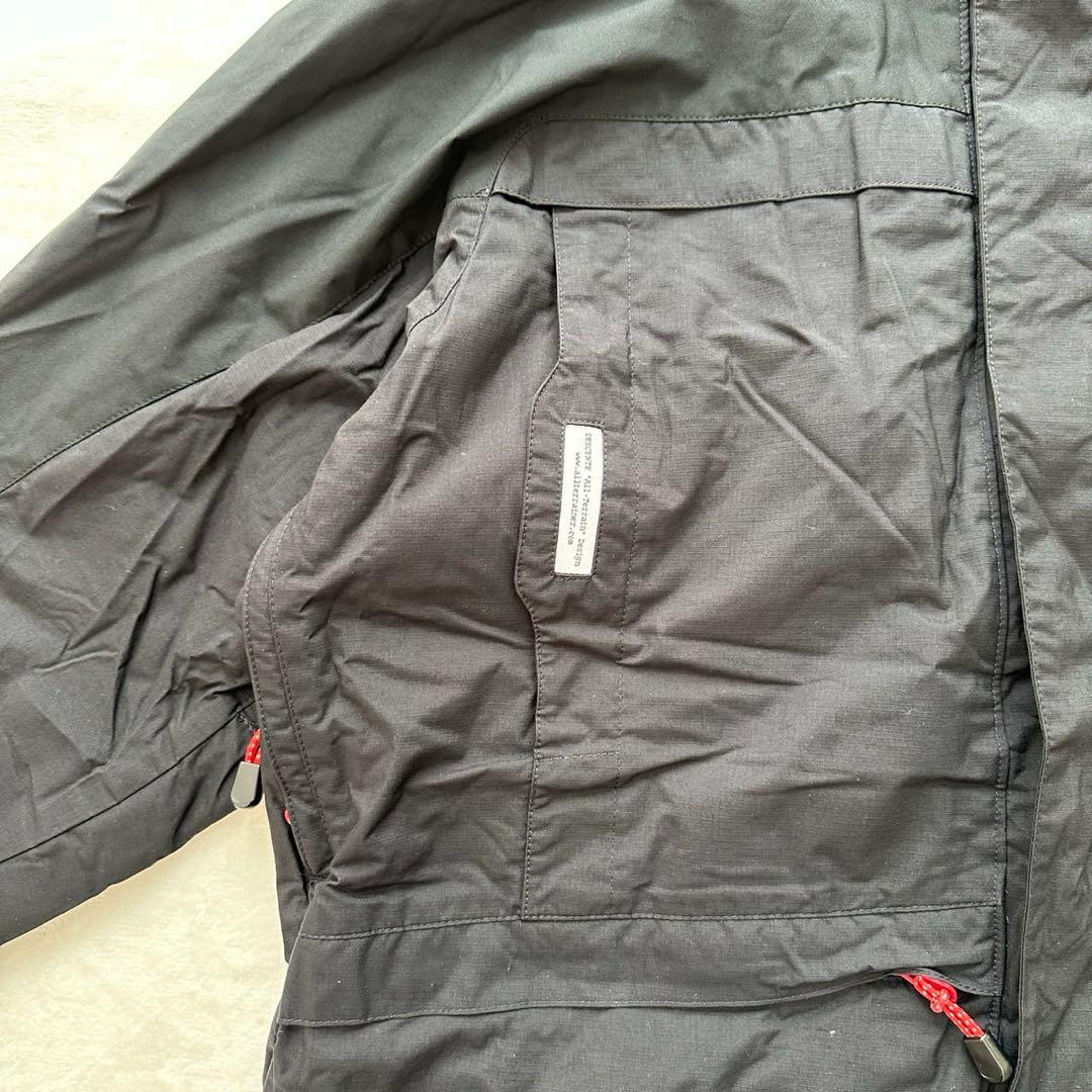 デサント オルテライン　スキーウェア（L相当）黒　裏起毛　ナイロン