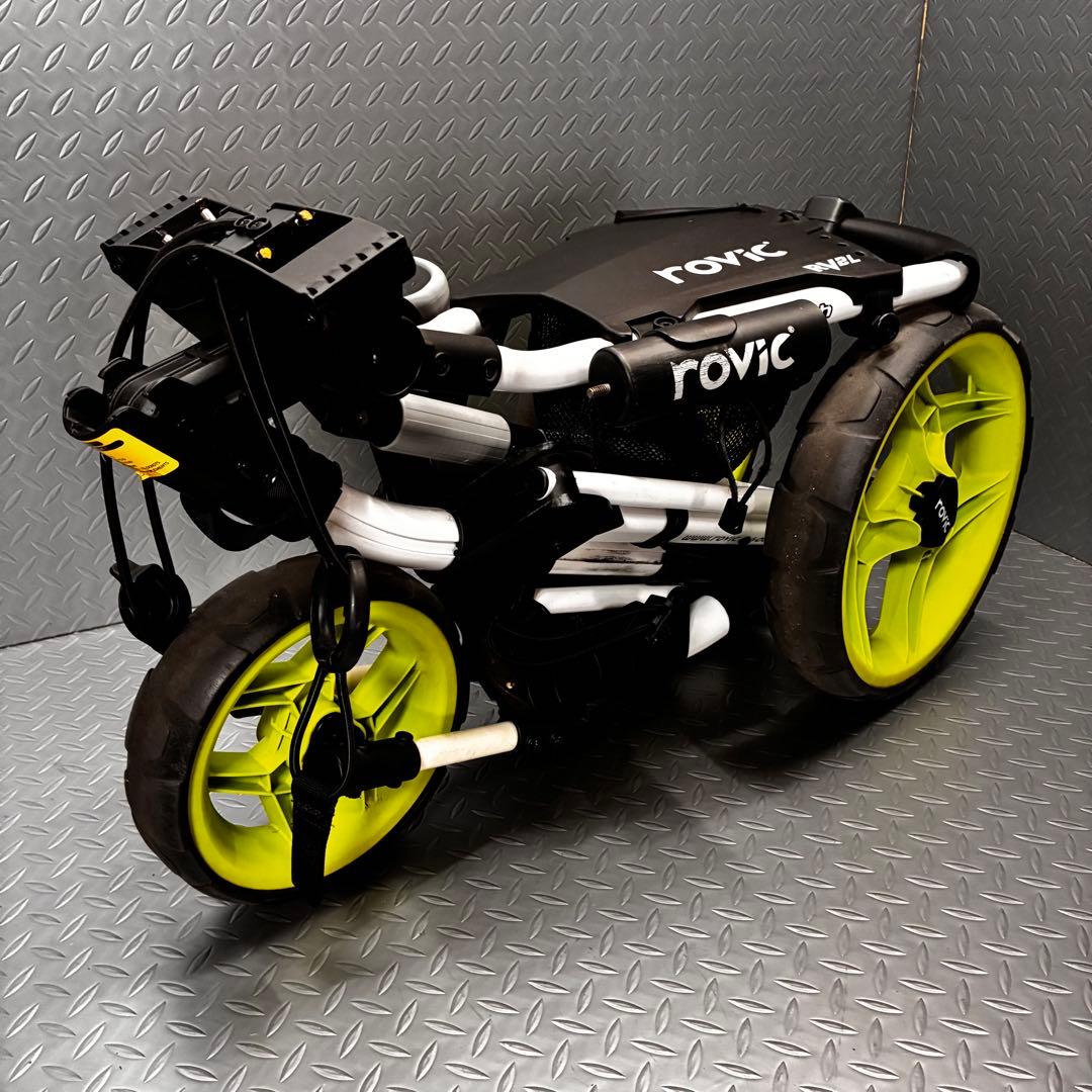 【人気モデル】rovic ゴルフ用 手押し式 プッシュカート コース ラウンド