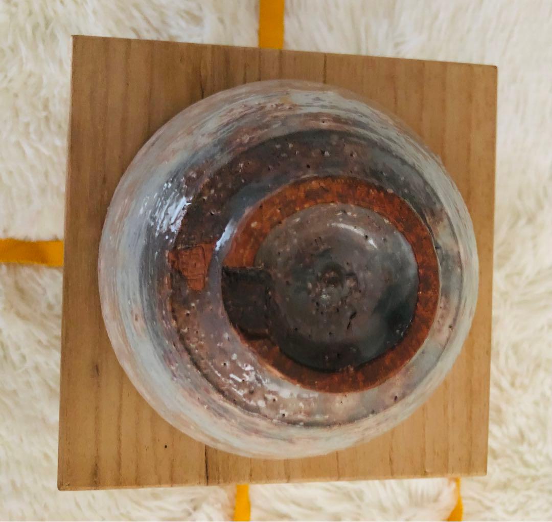 【萩焼】茶碗 萩藤窯 井戸茶碗　共箱付き共箱　茶道具