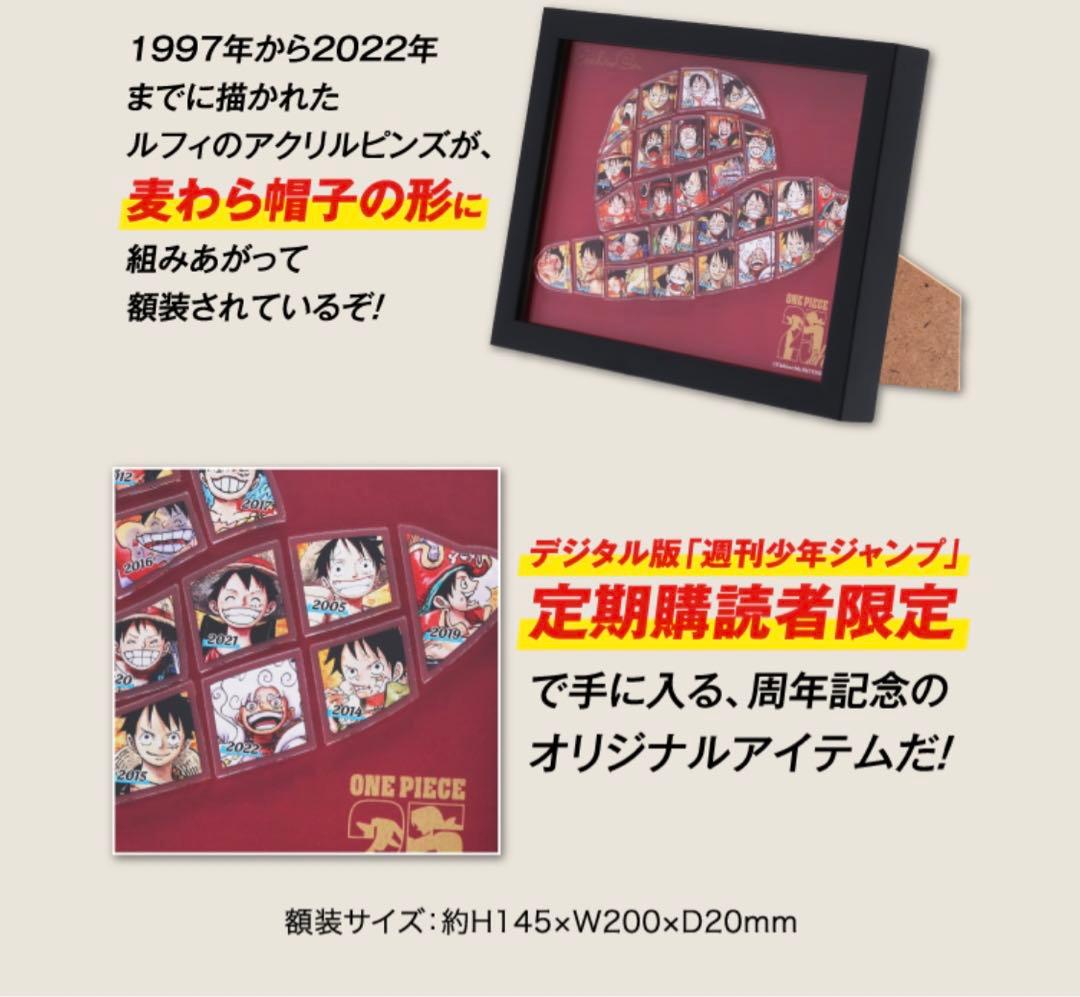 ONE PIECE 額装ピンズセット LUFFY