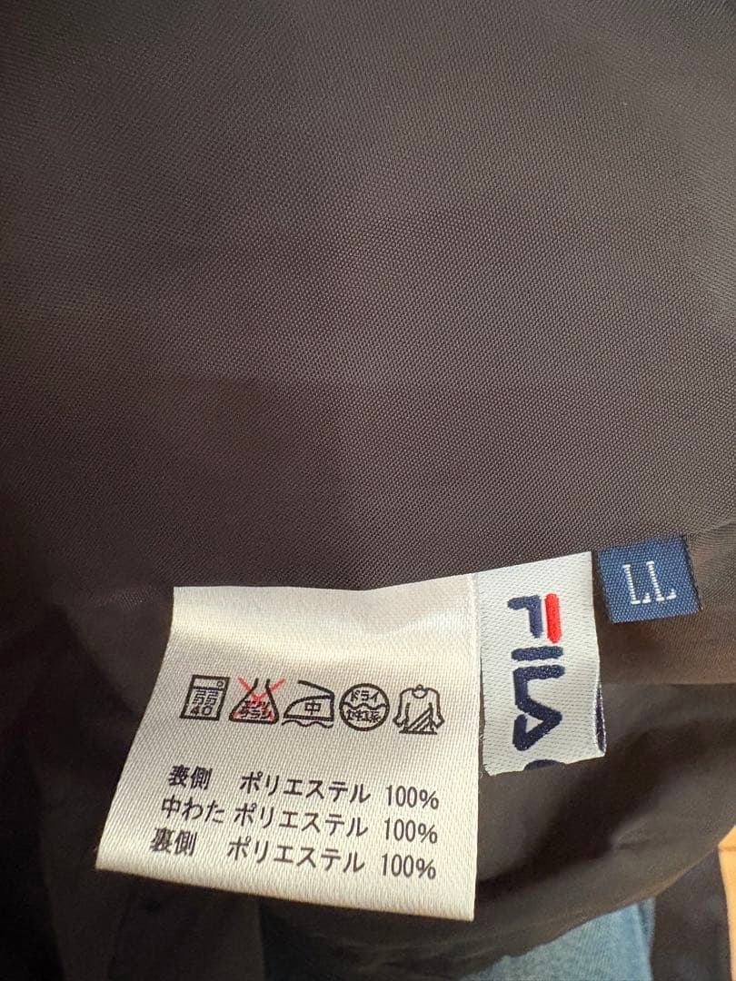 FILA GOLF ブラック　ジャケット　パンツ　セット　LLサイズ