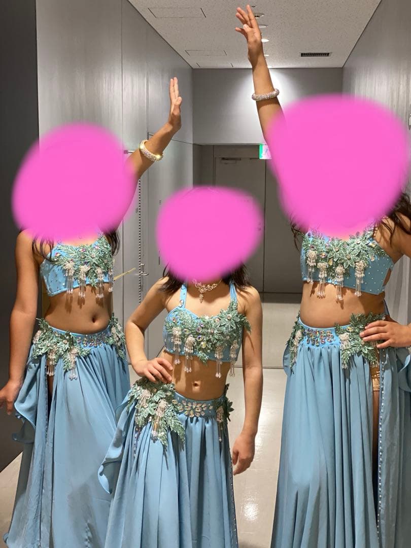 キッズサイズベリーダンス衣装