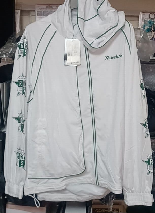 Russeluno ホワイト　ジップアップパーカー　サイズ4 新品　未使用