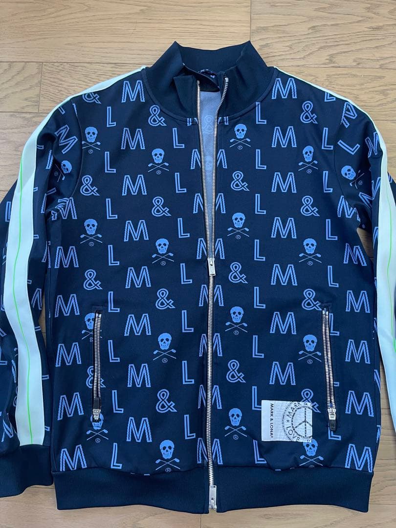 【美品】MARK&LONA スカルデザイン ジャージセットアップ　48