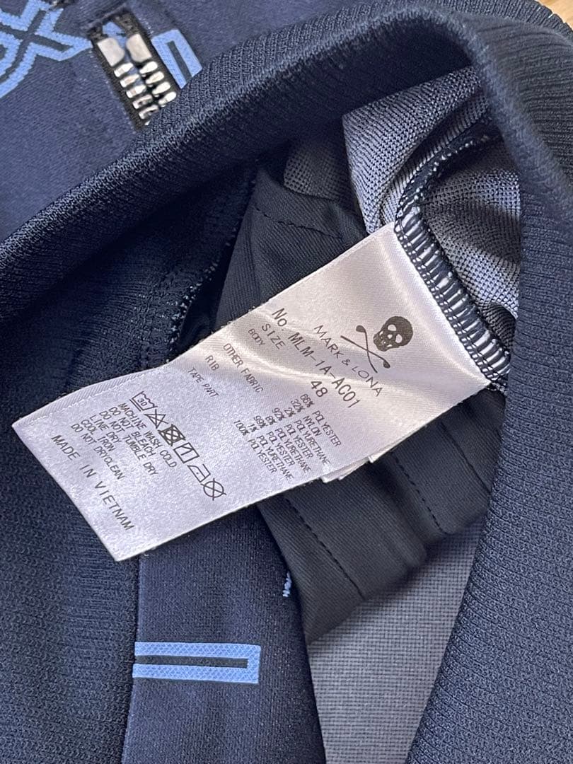 【美品】MARK&LONA スカルデザイン ジャージセットアップ　48