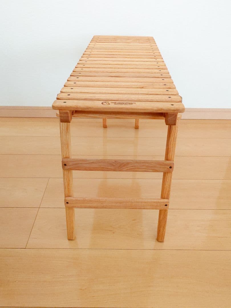 キャンプマニアプロダクツ　テーブル　キャンプ　アウトドア　折りたたみ　木製