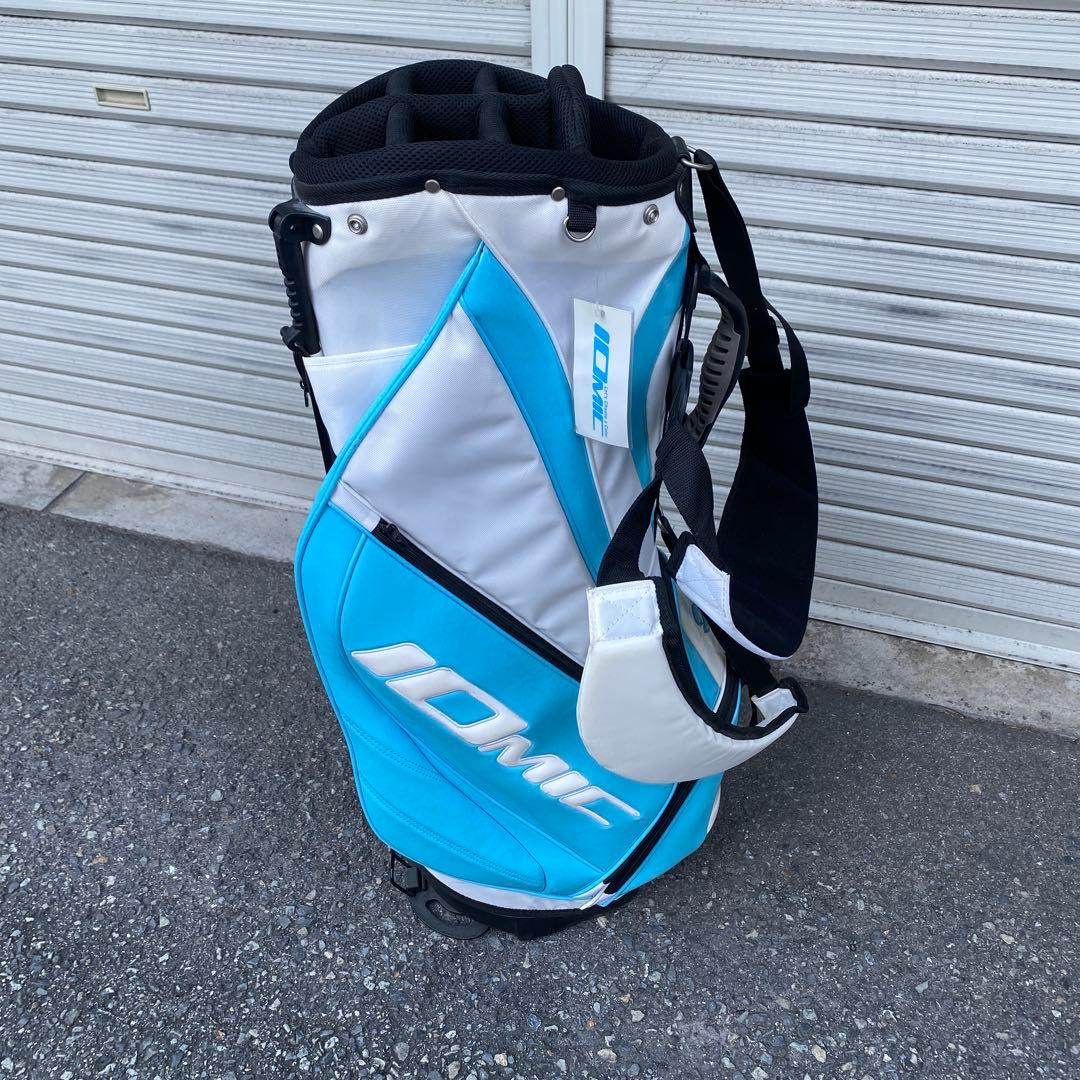 manpukudo　　　　　美品！IOMIC スタンド式キャディーバック￼