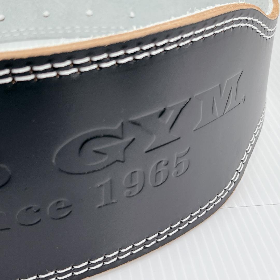 未使用✨タグ付き ゴールドジムEXレザーベルト G3322 ブラック