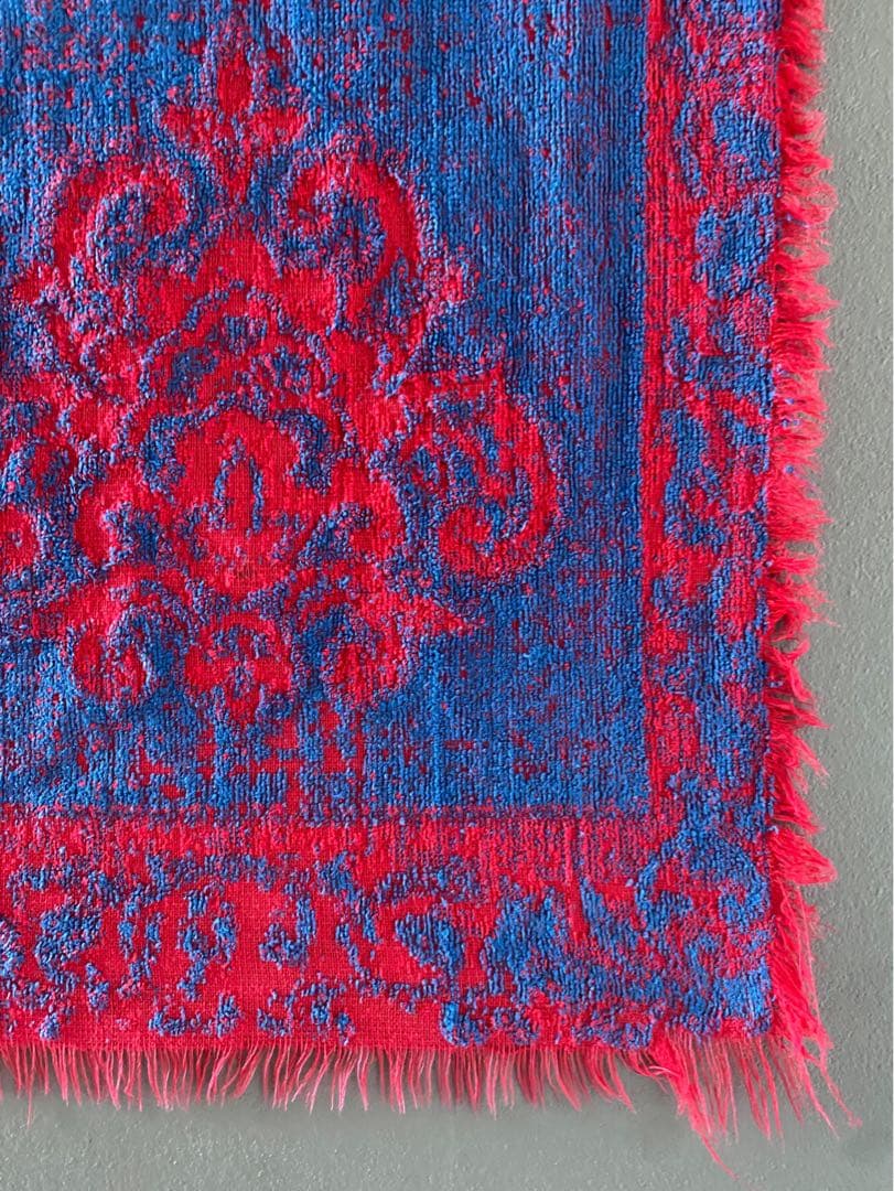 ビンテージ 70s ペイズリー インテリア ハンカチ タオル タペストリー 希少