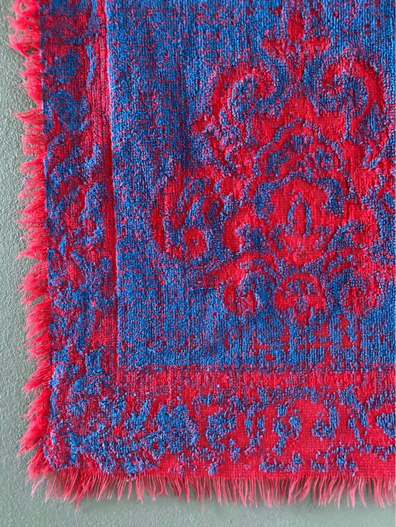 ビンテージ 70s ペイズリー インテリア ハンカチ タオル タペストリー 希少