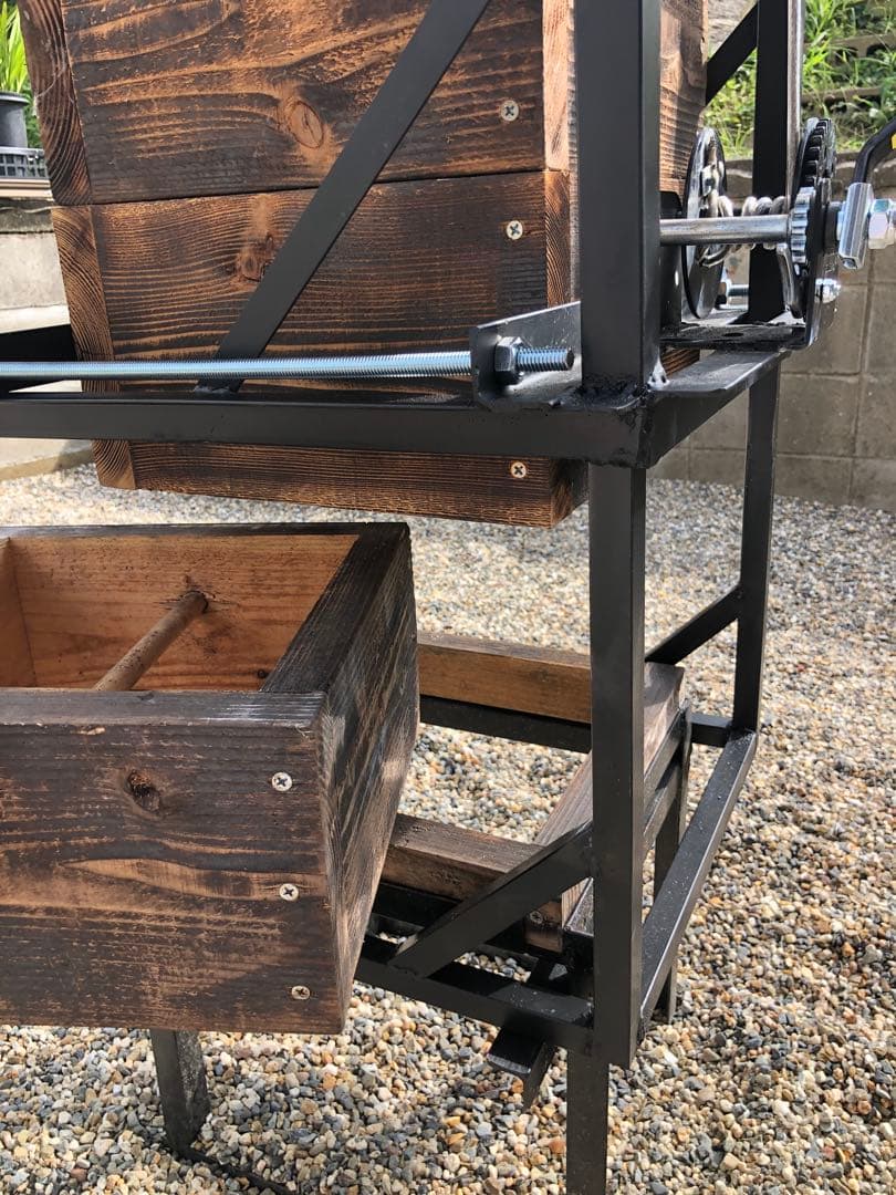 日本蜜蜂 重箱用巣箱台 持ち上げ機対応型 29cm用