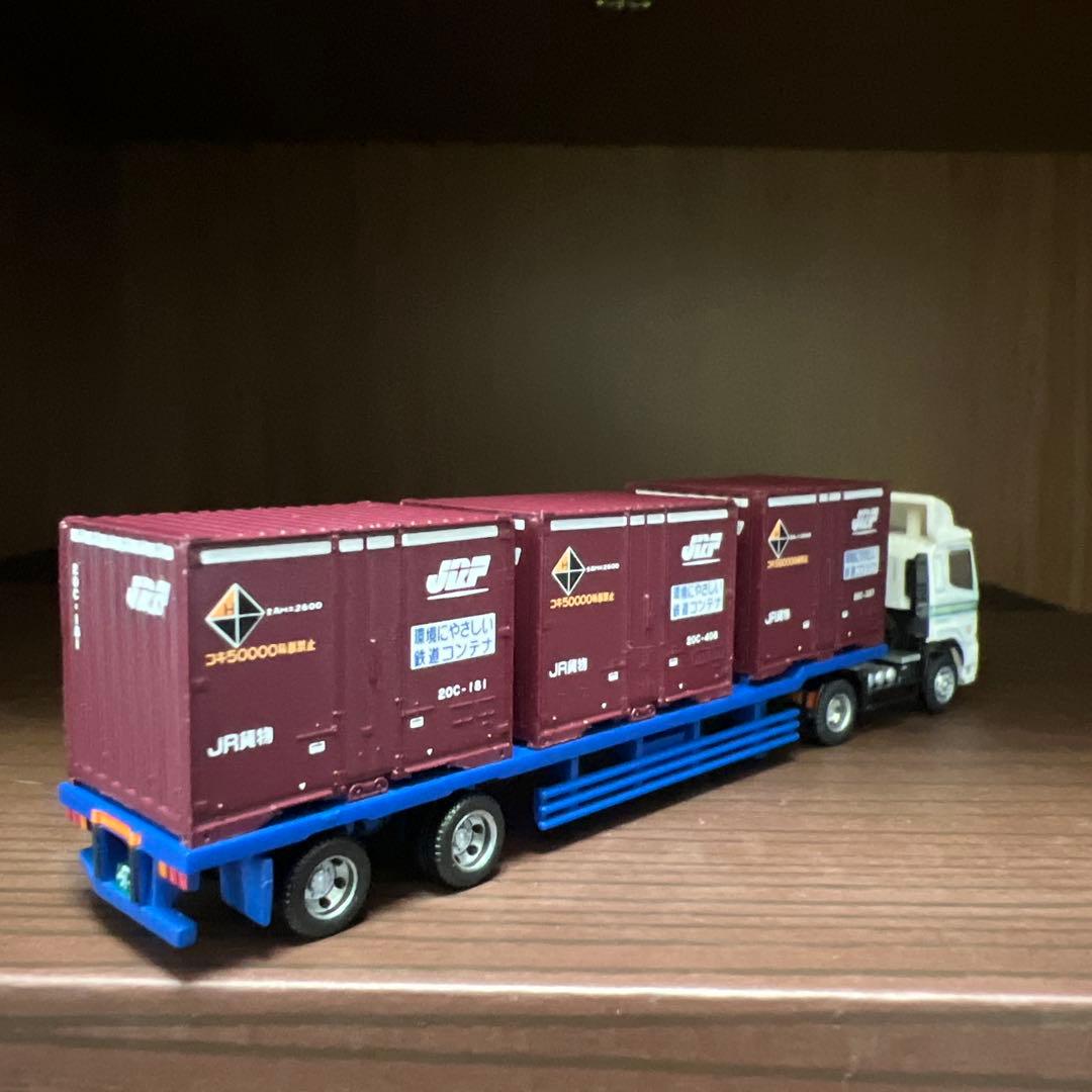 トレーラーコレクション　日野プロフィアハイブリッド仕様　日通コンテナトレーラー