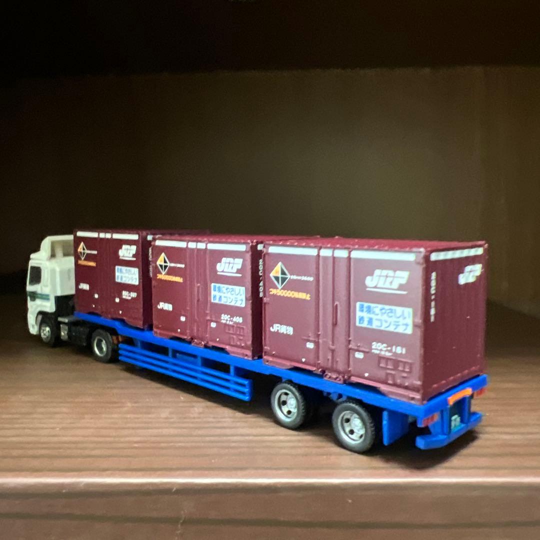 トレーラーコレクション　日野プロフィアハイブリッド仕様　日通コンテナトレーラー