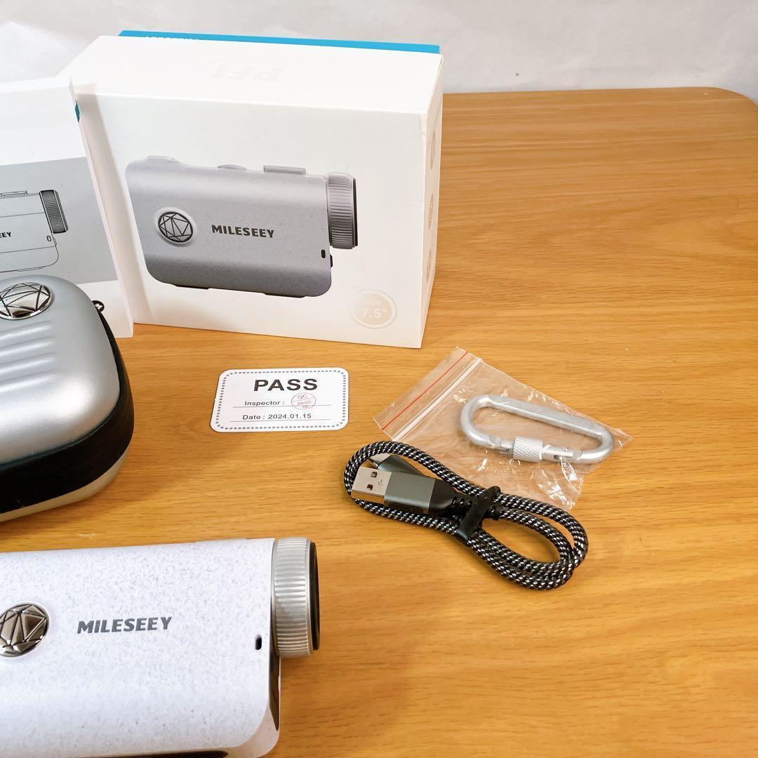美品】MILESEEY PF1 ゴルフ用レーザー距離計 ケース付 距離測定器