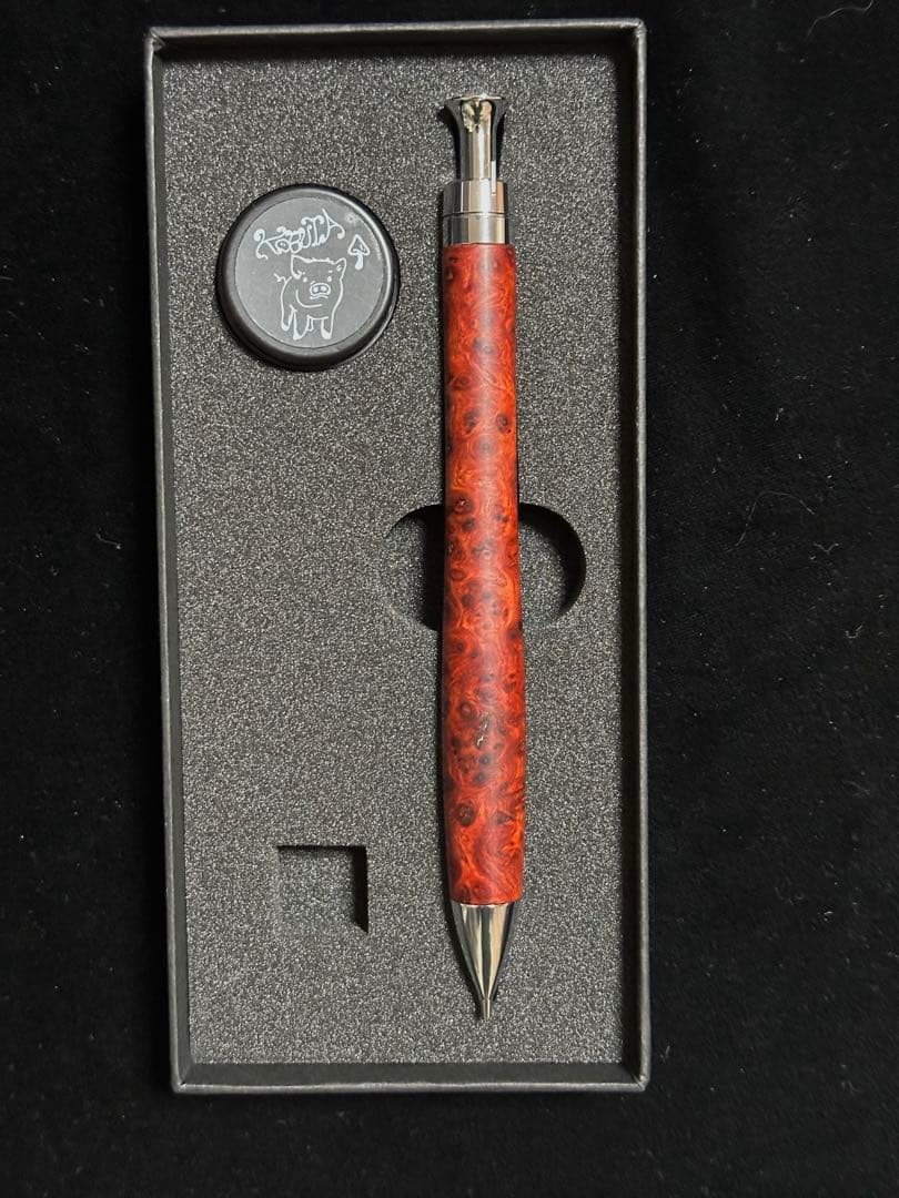 こぶた工房 シャープペンシル 極上花梨瘤0.5mm