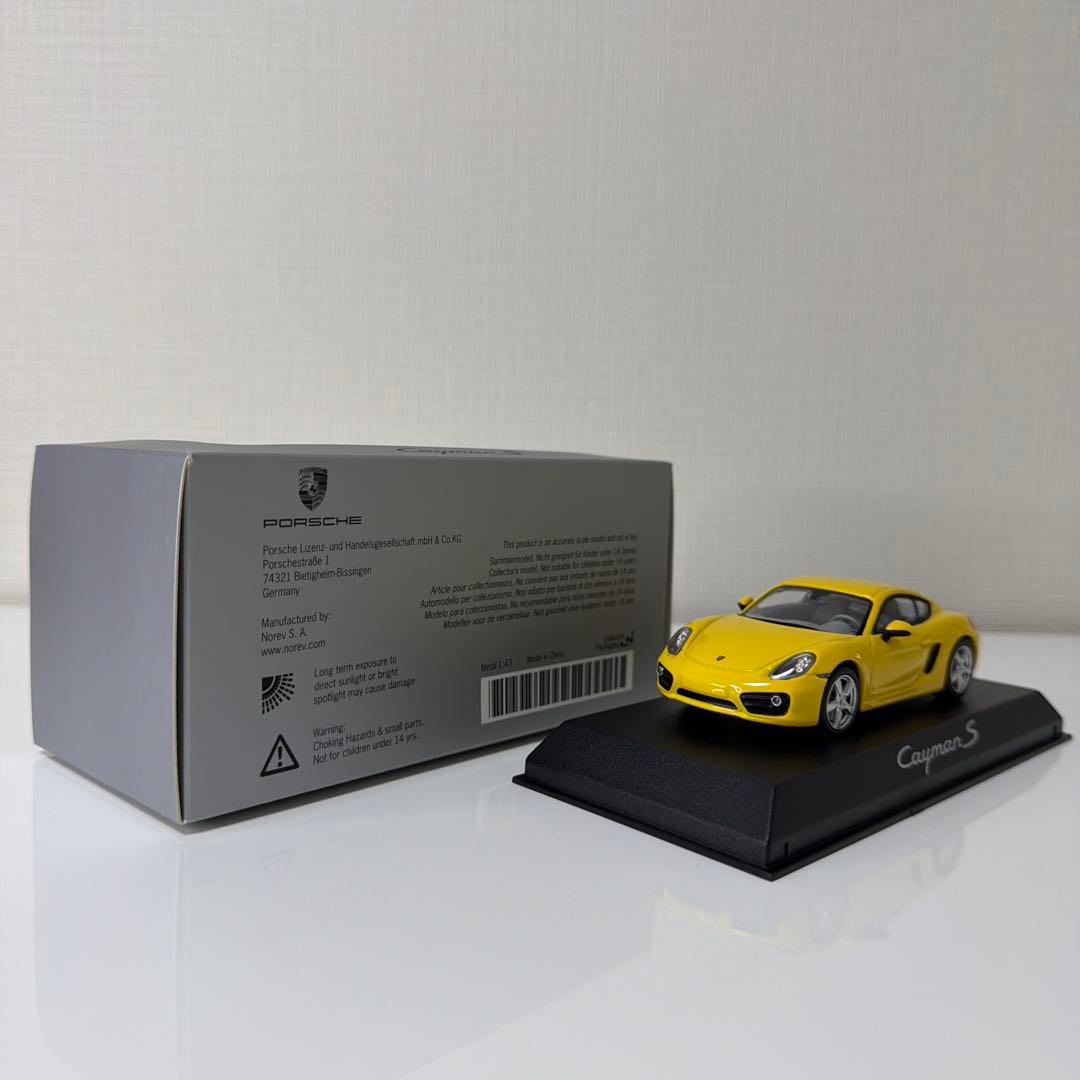 ミニカー 1/43 Porsche Cayman S / Norev
