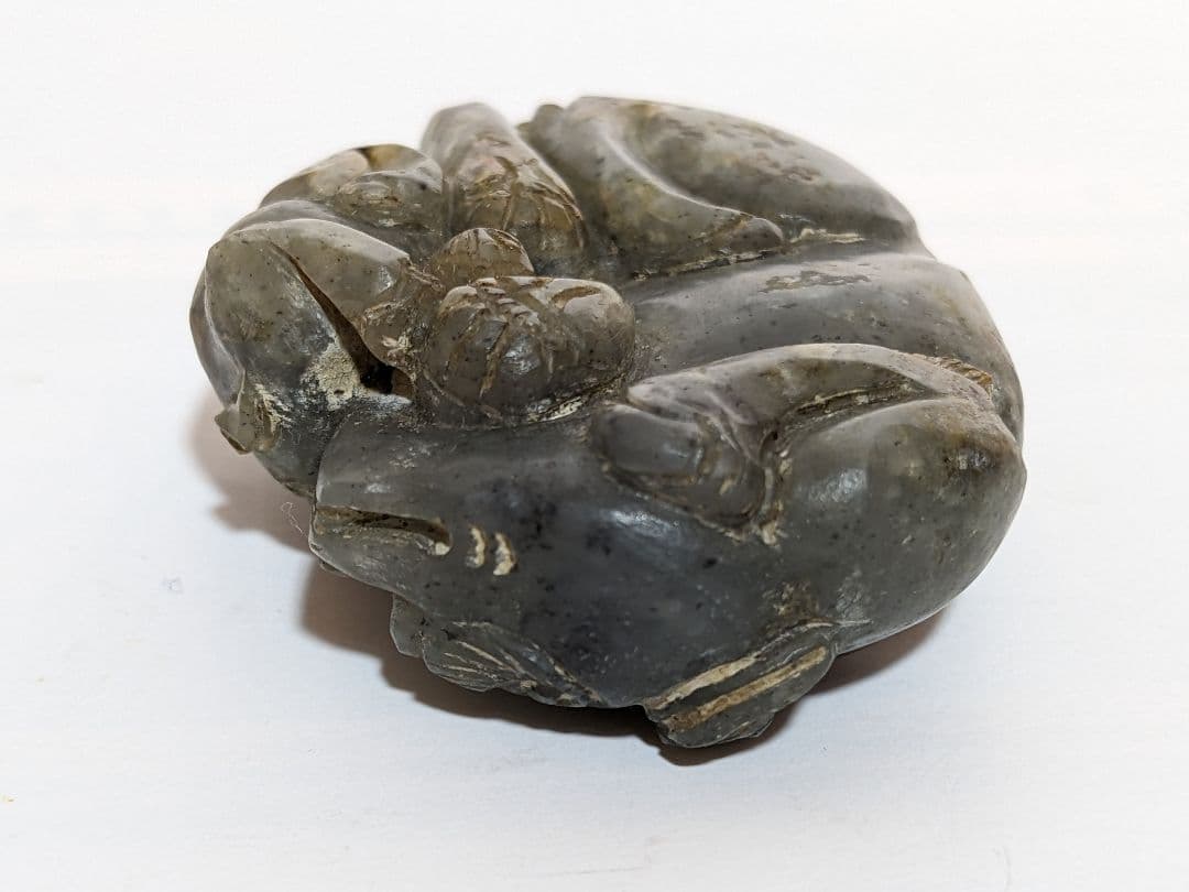 ⭐中国清時代 麒麟 文鎮 文房四宝 玉石文化 古玉 根付け 古美術品 骨董品