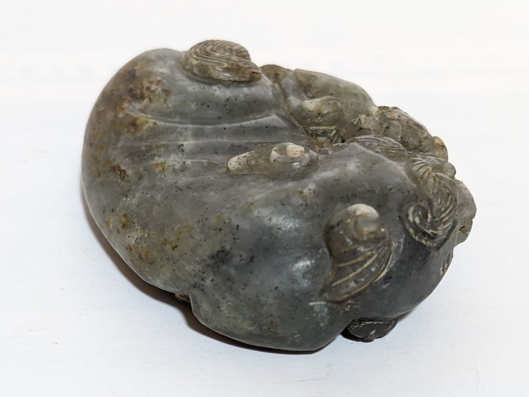 ⭐中国清時代 麒麟 文鎮 文房四宝 玉石文化 古玉 根付け 古美術品 骨董品