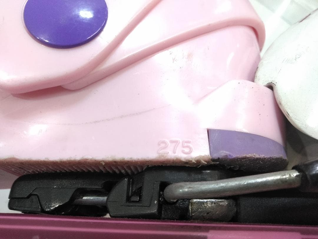 女の子 ジュニアスキー4点セット セレス 128cm ブーツ 25cm ◇