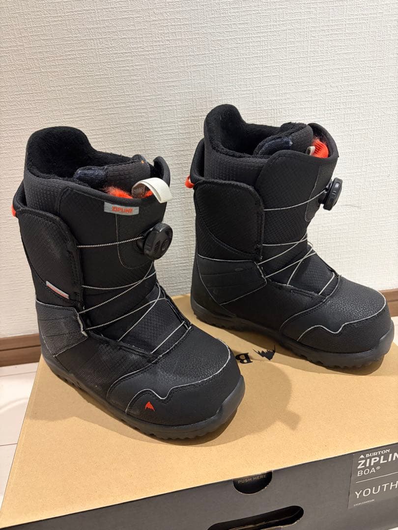 Burton Zipline 24cm スノーボードブーツ YOUTH 6K