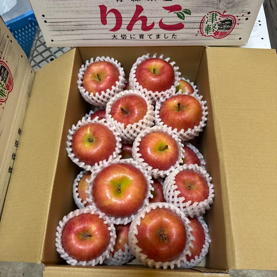 農家直送！青森県産⭐️高徳りんご　お得用　２０個入り　限定１箱のみ‼️