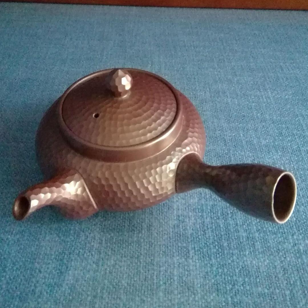 万古焼手造り急須　極細ダイヤモンドカット仕様