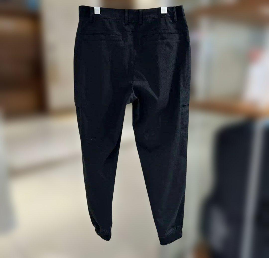 Malbon メンズ ロングパンツ カーゴタイプ ブラック 多サイズ展開 美品⛳