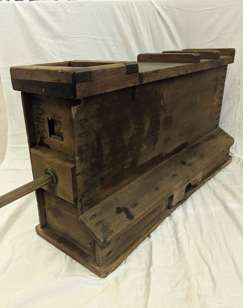 当時物 時代物 蔵出し品 鞴 ふいご 鍛冶屋使用品 差し鞴 刀匠 送風機 骨董