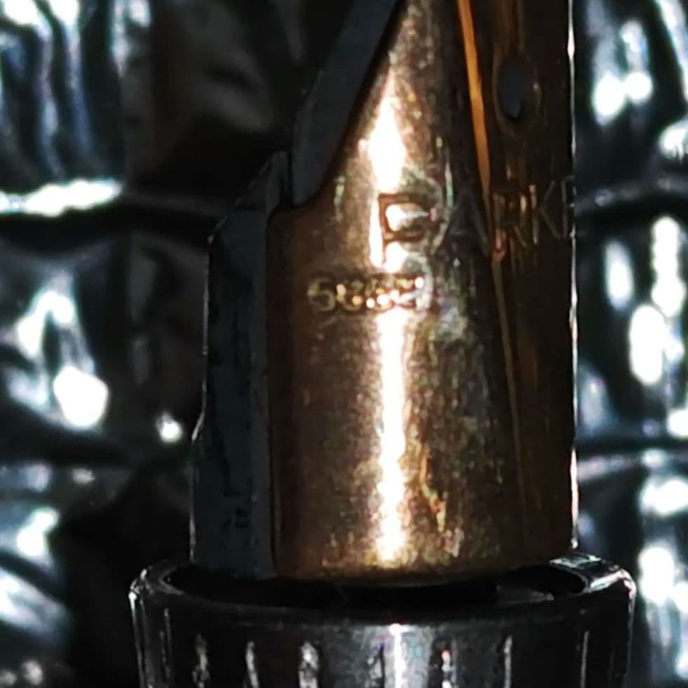 パーカー　シルバー万年筆ボールペンセット　AUST製